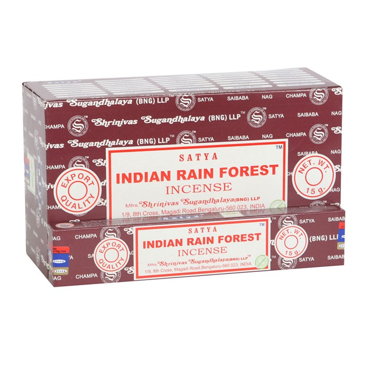 Rain Forest Incense Set 12 Indian Sticks by Satya 50