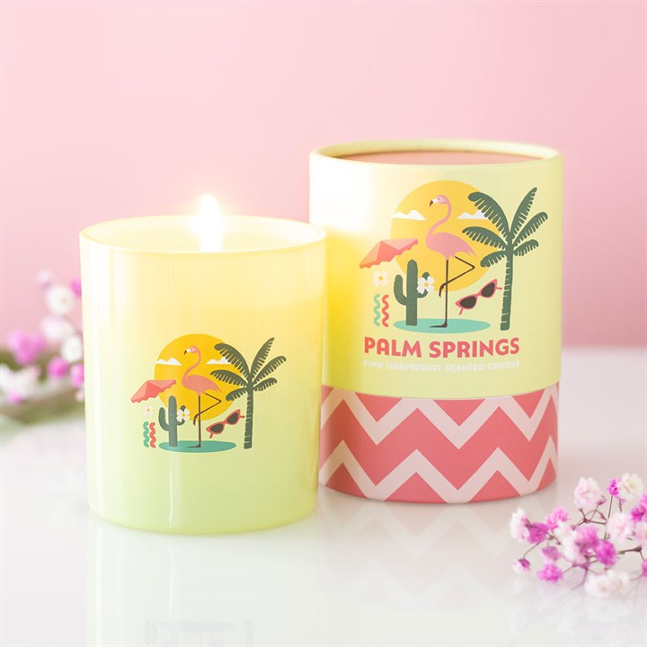 Kingsbury Gifts Palm Springs Scented Candle - Green - Image 2